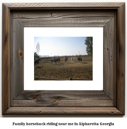 family horseback riding near me in Alpharetta, Georgia